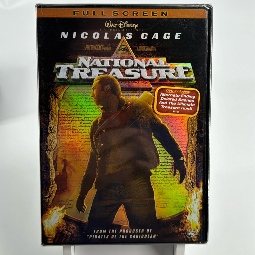 NWT. National Treasure on DVD.